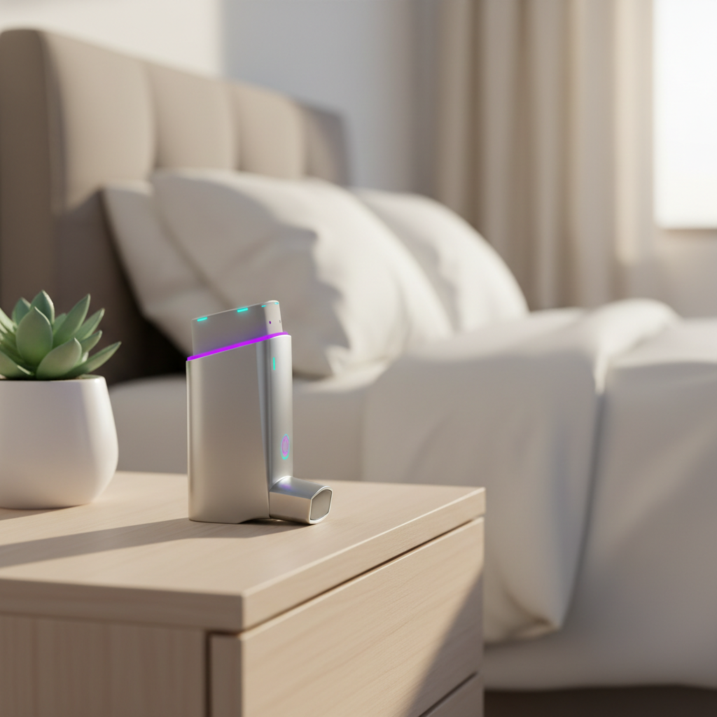 Smart inhaler as part of morning routine