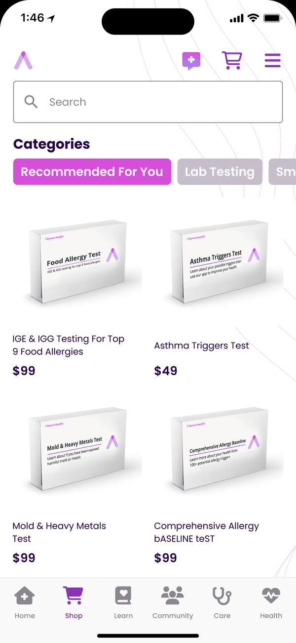 Comprehensive testing